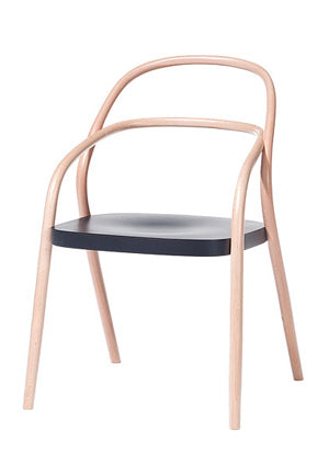 Commercial bentwood restaurant chair in a clean product setting