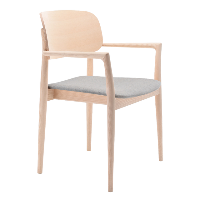 Trisby Wooden Back Arm Chair