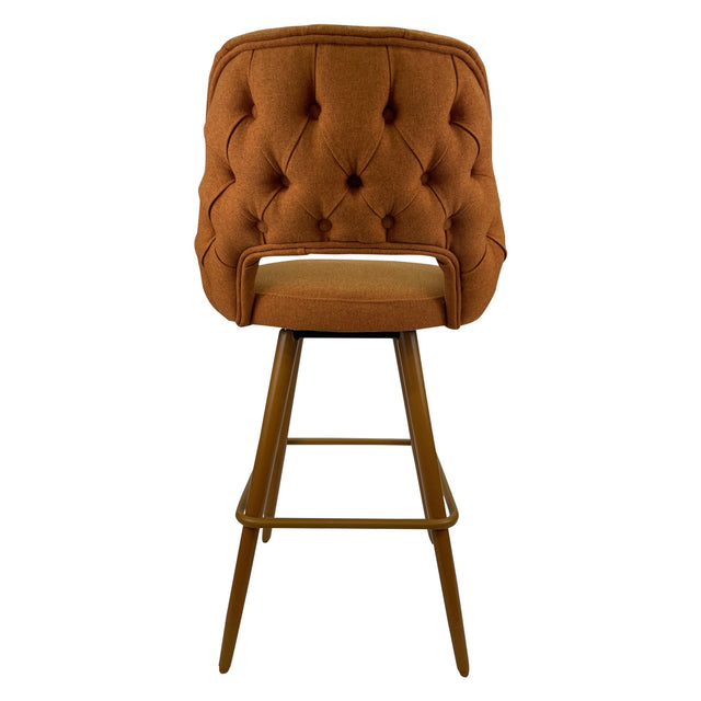 Sun Tufted Upholstered Arm Stool