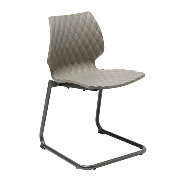 Quilted C Steel Chair