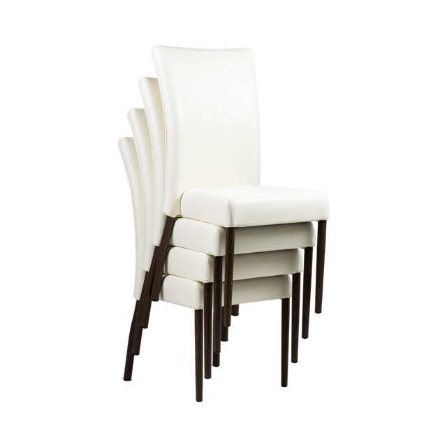 Gibson Stackable Upholstered Aluminum Chair