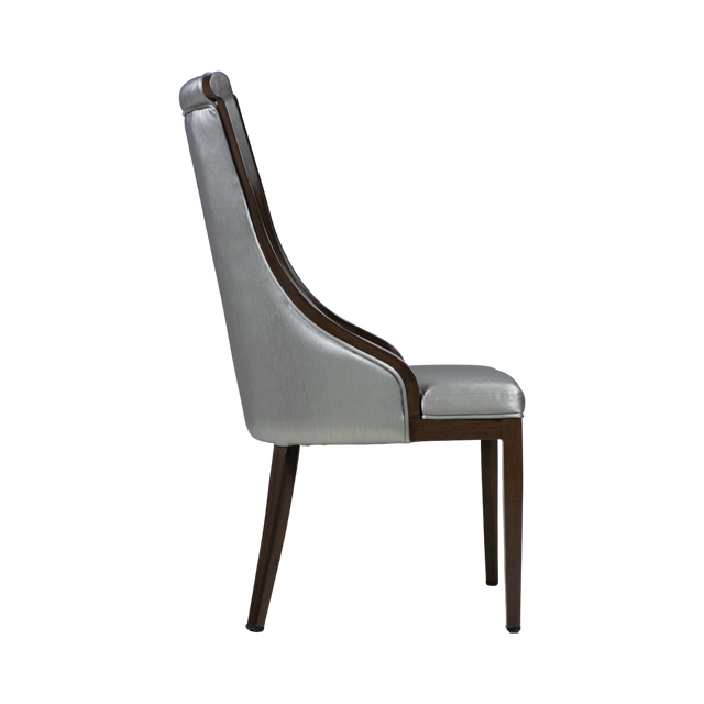 Button Commercial Wood-Look Chair