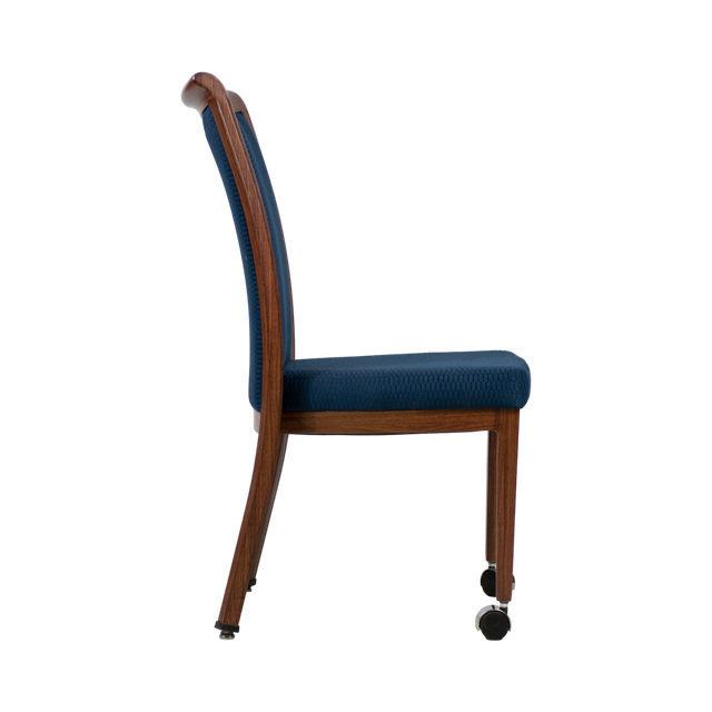 Blois Aluminum Wood Look Stack Chair