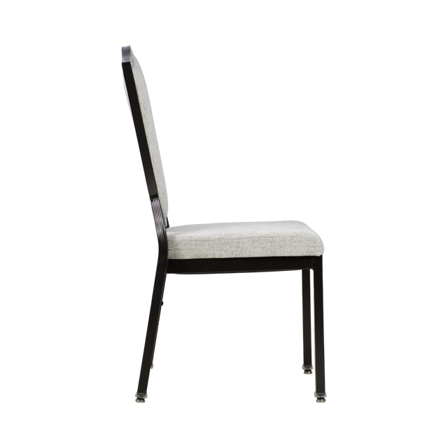 Chief Aluminum Wood Look Banquet Stack Chair