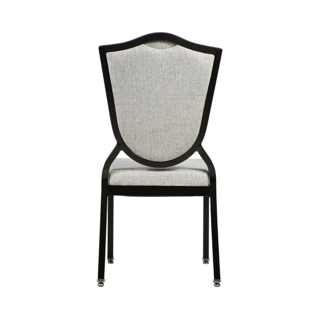 Chief Aluminum Wood Look Banquet Stack Chair