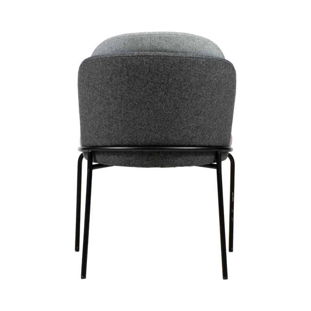 Luca Upholstered Chair - Metal