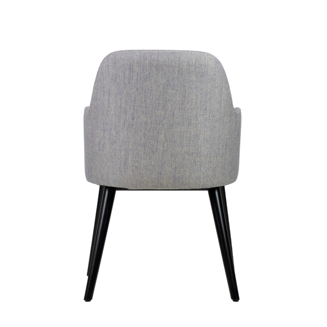 Diamond Upholstered Wood Arm Chair