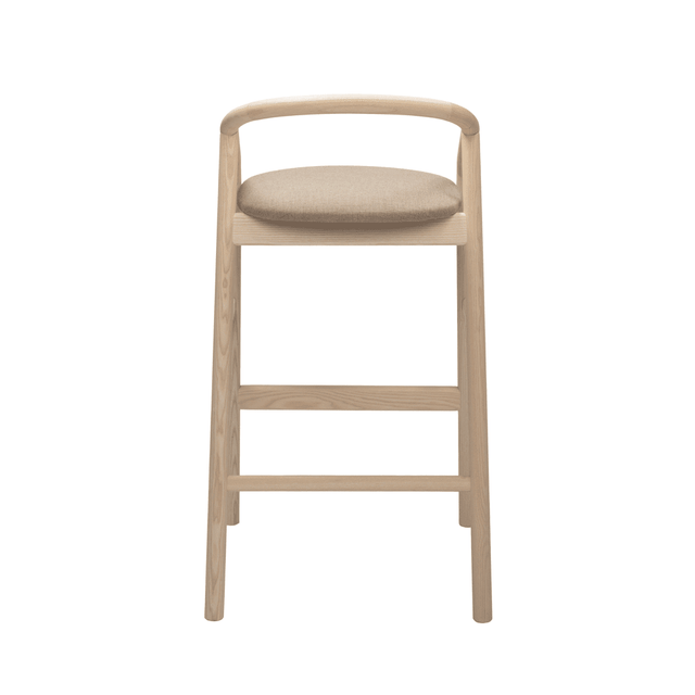 Olive Open Back Bar Stool
