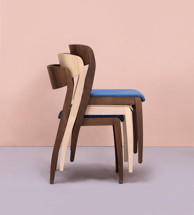 Hazel Upholstered Wood Chair