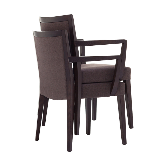 Zena Upholstered Back Arm Chair