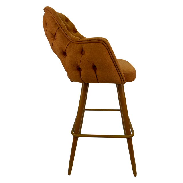 Sun Tufted Upholstered Arm Stool