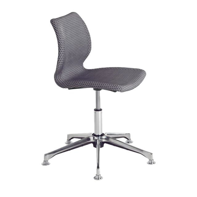 Quilted Upholstered Swivel Chair