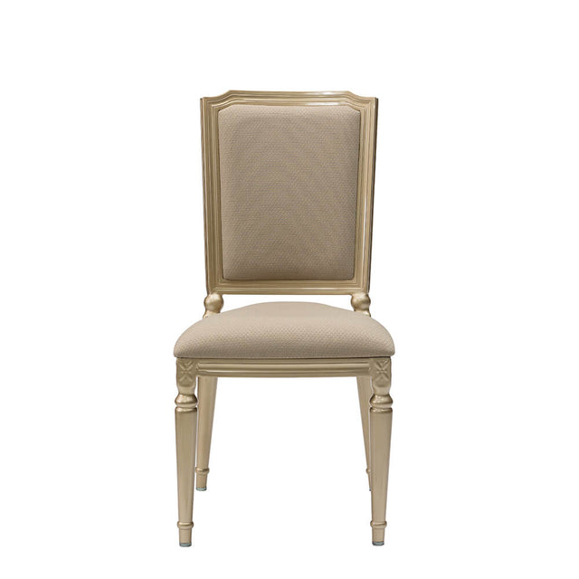 Baron Aluminum Wood Look Stack Chair