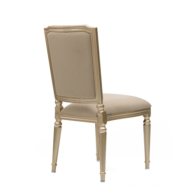 Baron Aluminum Wood Look Stack Chair