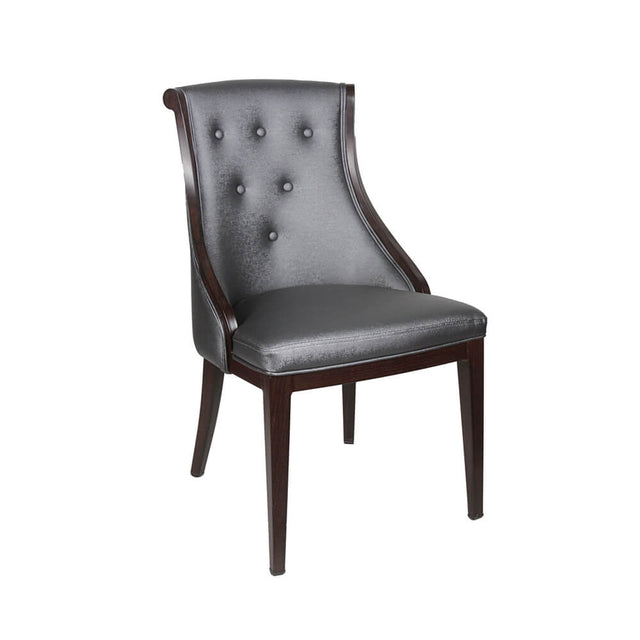 Button Commercial Wood-Look Chair