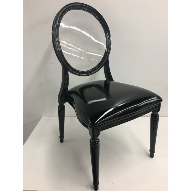 Lisbon Aluminum Wood Look Stack Chair