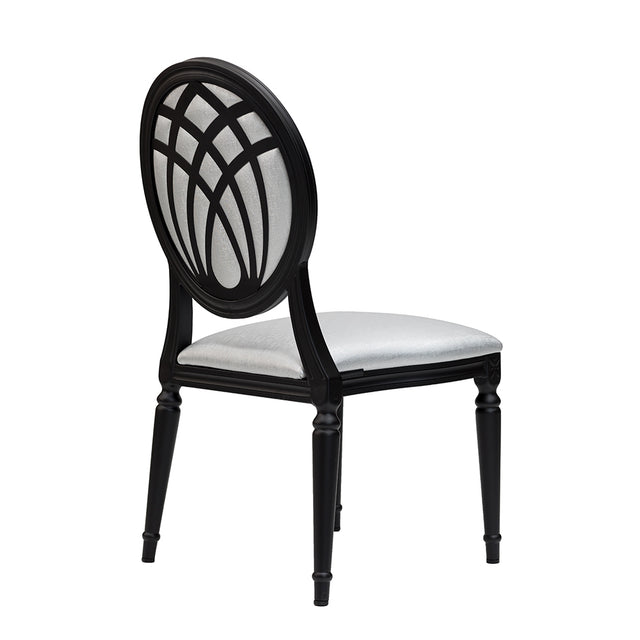 Lisbon Aluminum Wood Look Stack Chair