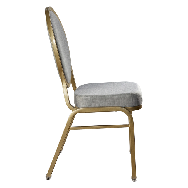 Hourglass Simple Aluminum Stackable Chair