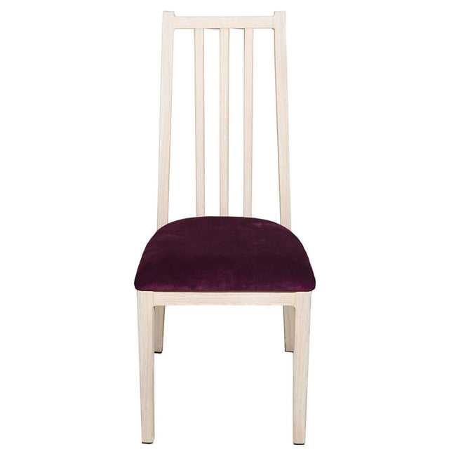 Sapphie Aluminum Wood Look Stack Chair