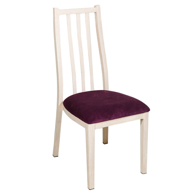 Sapphie Aluminum Wood Look Stack Chair