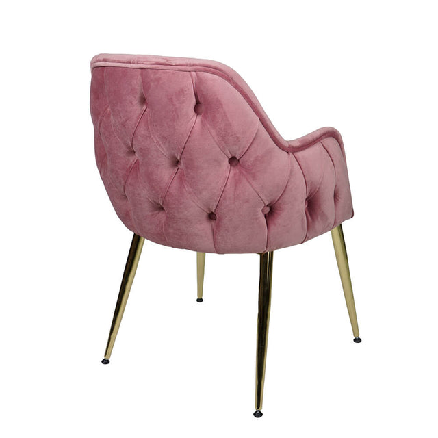 Sun Arm Tufted Chair