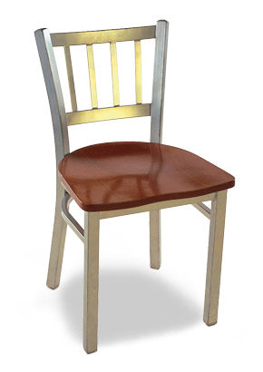 Vertigo Wood and Metal Chair