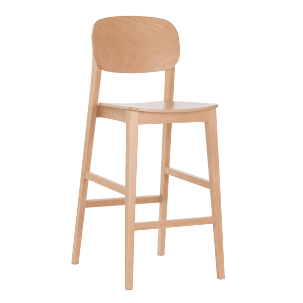 Amos Wood Stool