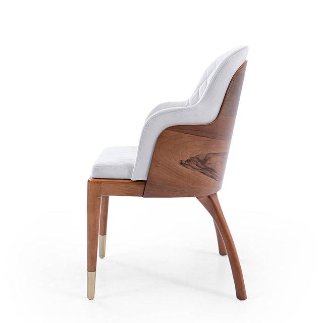 Charla Wood Arm Chair