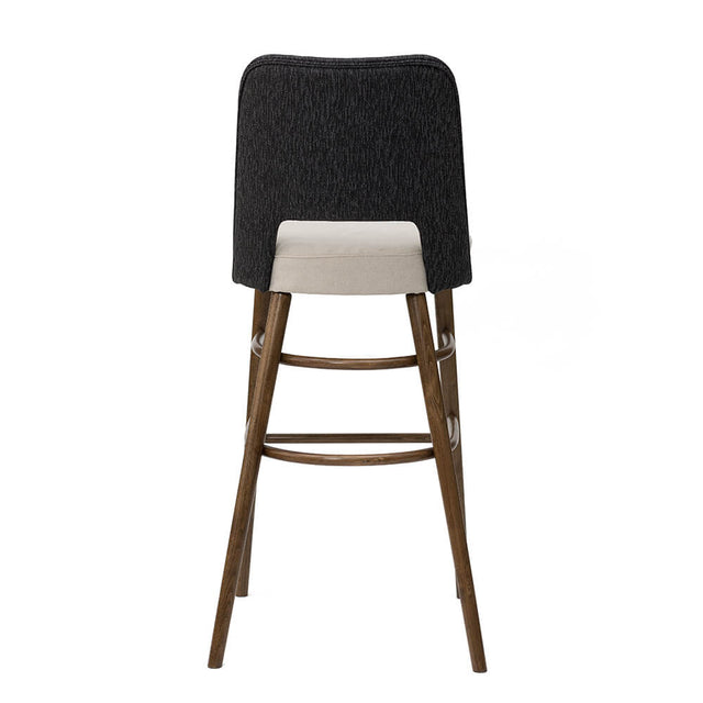Stema Upholstered Wood Stool