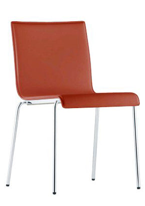 Kuadra XL 1281 Modern Leather Chair – Round Legs