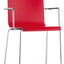 Kuadra XL 2404 Plastic Arm Chair – Round Legs