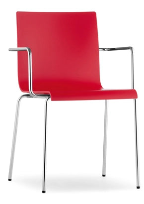 Kuadra XL 2404 Plastic Arm Chair – Round Legs