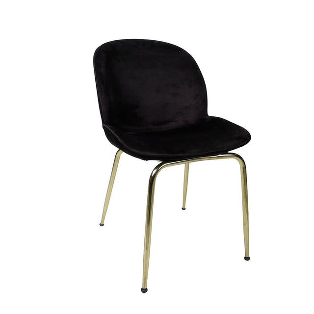 Noah Upholstered Metal Chair