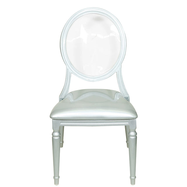 Ohola Aluminum Wood Look Stack Chair