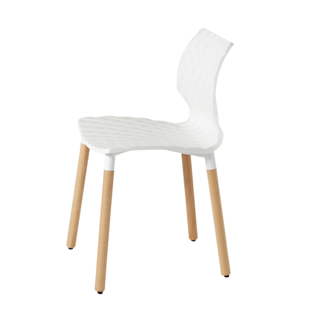 Quilted Wood Legged Chair