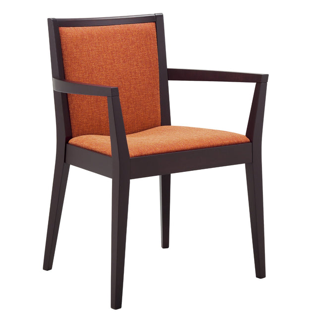 Zena Upholstered Back Arm Chair