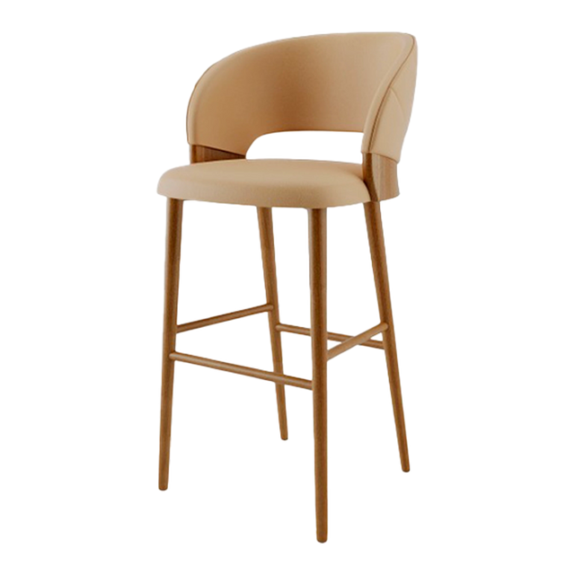 Conch Luxury Wood Stool