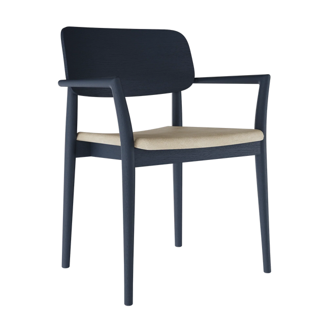 Trisby Wooden Back Arm Chair