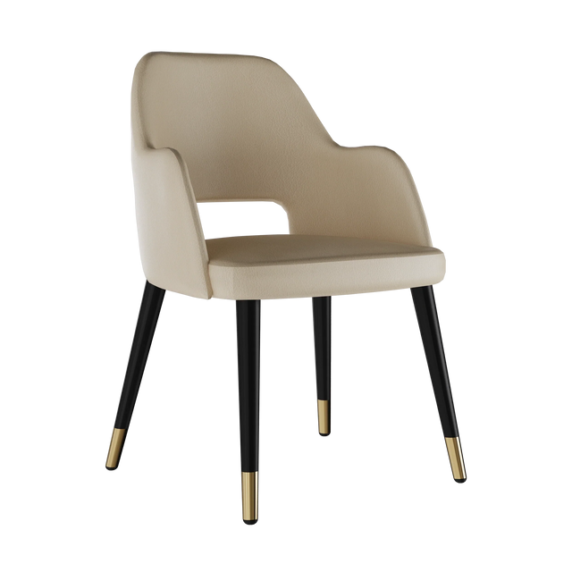 Sun Hole Arm Upholstered Chair