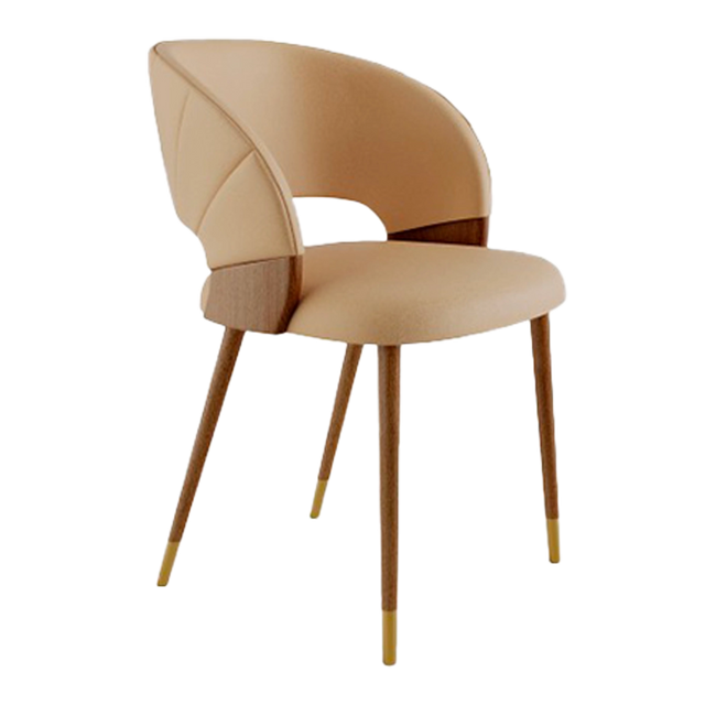 Conch Luxury Gold Tip Chair