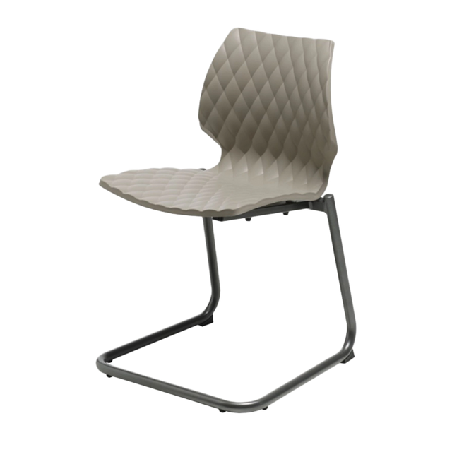 Quilted C Steel Chair