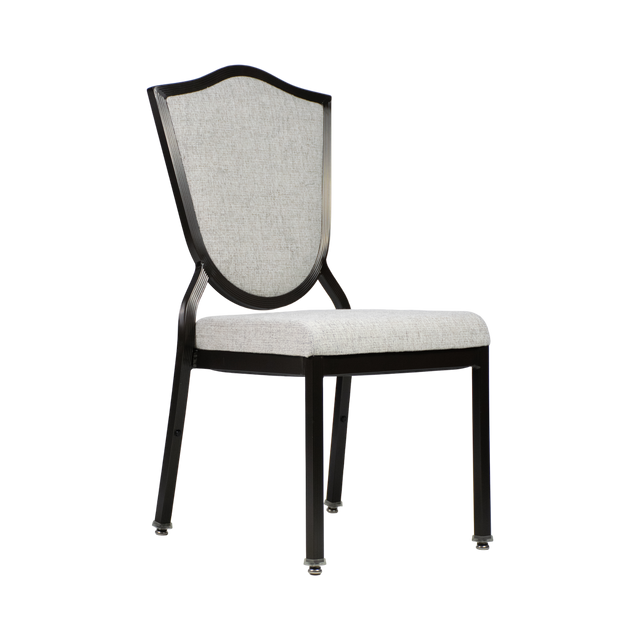 Chief Aluminum Wood Look Banquet Stack Chair