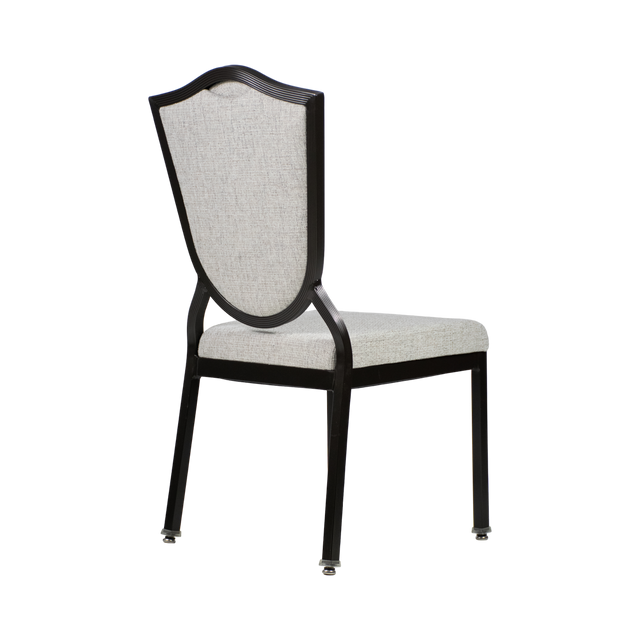 Chief Aluminum Wood Look Banquet Stack Chair