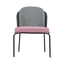 Luca Upholstered Chair - Metal