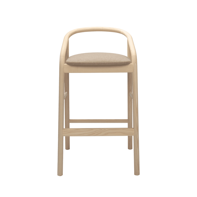 Olive Open Back Bar Stool