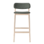 Trisby Padded Back Bar Stool