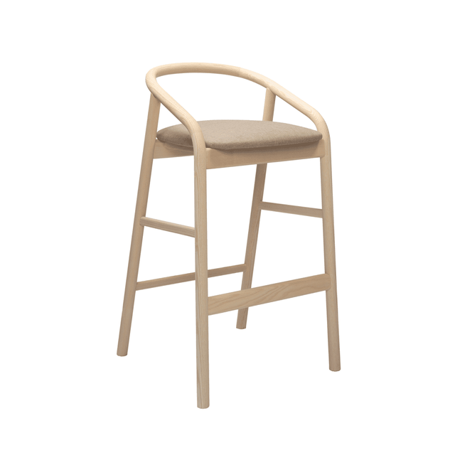 Olive Open Back Bar Stool