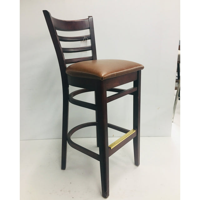 Ladderback Wood Bar Stool