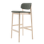 Trisby Padded Back Bar Stool