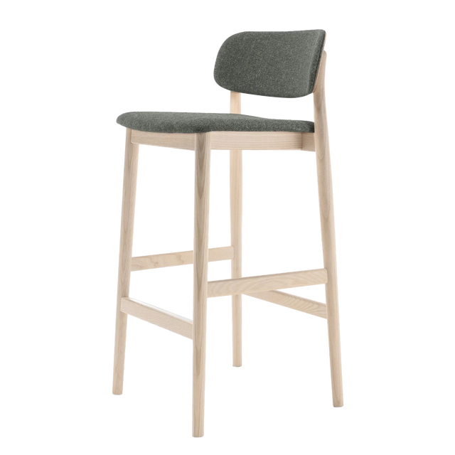 Trisby Padded Back Bar Stool